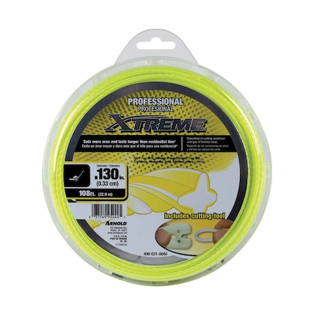 Arnold Arnold Xtreme Professional Grade 0.130 in. D X 108 ft. L Trimmer Line 490-031-0040